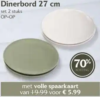 De Boerenschuur Dinerbord aanbieding