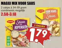 De Boerenschuur Maggi mix voor saus aanbieding