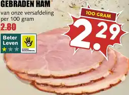 De Boerenschuur Gebraden ham aanbieding