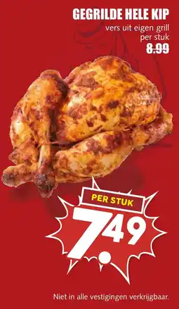 De Boerenschuur Gegrilde hele kip aanbieding