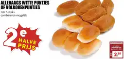 De Boerenschuur Alledaags witte puntjes of volkorenpuntjes aanbieding