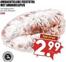 De Boerenschuur Ambachtelijke feeststol met amandelspijs aanbieding