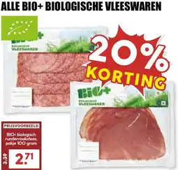 De Boerenschuur Alle bio+ biologische vleeswaren aanbieding