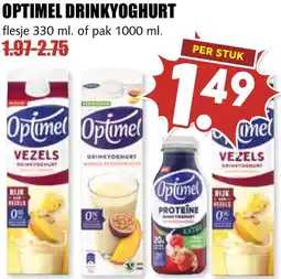 De Boerenschuur Optimel drinkyoghurt aanbieding