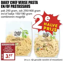 De Boerenschuur Daily chef verse pasta en/of pastassaus aanbieding
