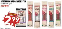 De Boerenschuur Stegeman droge worsten aanbieding