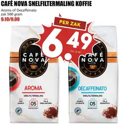 De Boerenschuur Café nova snelfiltermaling koffie aanbieding