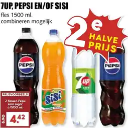 De Boerenschuur 7up, Pepsi en/of Sisi aanbieding