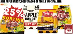 De Boerenschuur Alle apple bandit, desperados of texels speciaalbier aanbieding