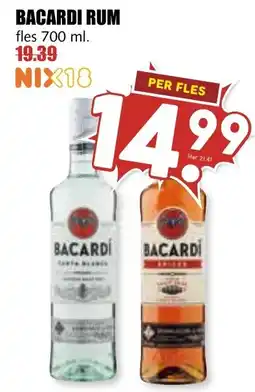 De Boerenschuur Bacardi rum aanbieding