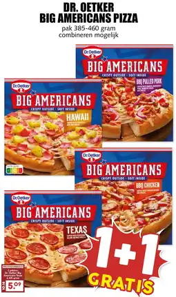De Boerenschuur Dr. oetker big americans pizza aanbieding