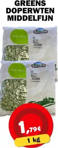 Avantage Supermarkt Greens doperwten middelfijn aanbieding