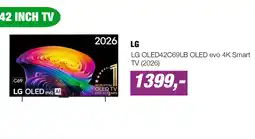 EP LG OLED42C69LB OLED evo 4K Smart TV (2026) aanbieding