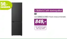 EP LG GBBS322BEV Koel-vriescombinatie aanbieding