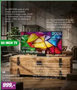 EP LG 50MRGB88B9B Mini RGB evo 4K Smart TV (2026) aanbieding