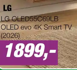 EP LG OLED55C69LB OLED evo 4K Smart TV (2026) aanbieding