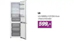 EP LG GBBSJ1CCSW Koel-vriescombinatie aanbieding