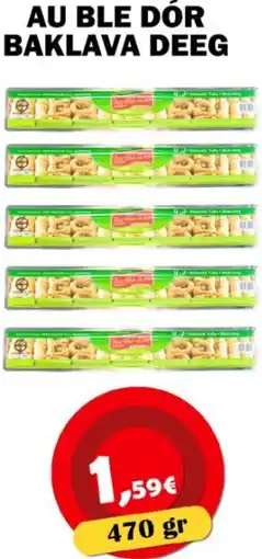 Avantage Supermarkt Au ble dór baklava deeg aanbieding