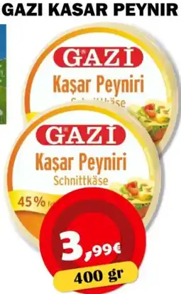 Avantage Supermarkt Gazi kasar peynir aanbieding