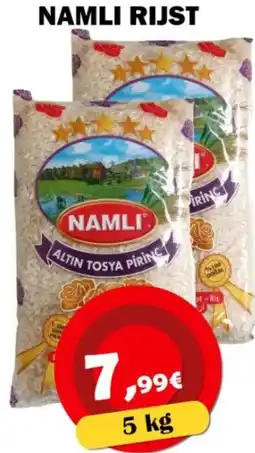 Avantage Supermarkt Namli rijst aanbieding