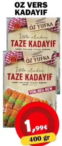 Avantage Supermarkt Oz vers kadayif aanbieding