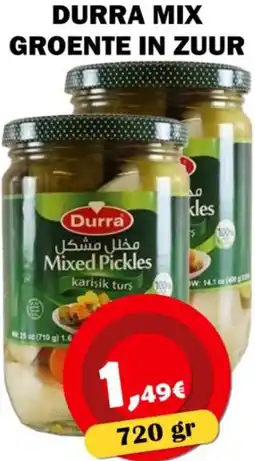 Avantage Supermarkt Durra mix groente in zuur aanbieding
