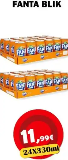 Avantage Supermarkt Fanta blik aanbieding