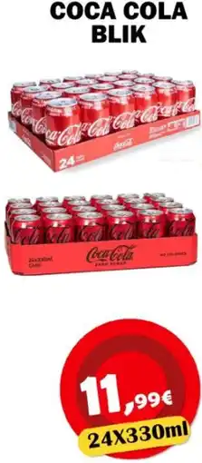 Avantage Supermarkt Coca cola blik aanbieding