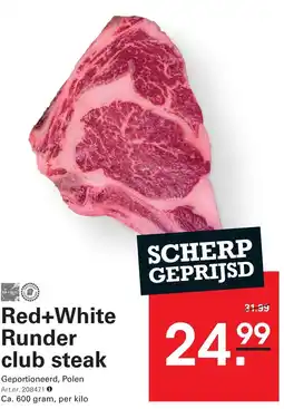 Sligro Red+White Runder club steak aanbieding