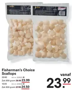 Sligro Fisherman's Choice Scallops aanbieding