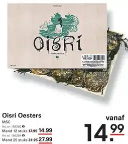 Sligro Oisri Oesters aanbieding
