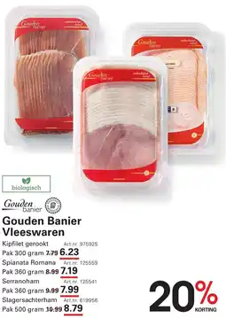 Sligro Gouden Banier Vleeswaren aanbieding