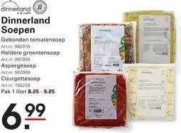 Sligro Dinnerland Soepen aanbieding