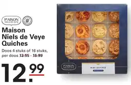 Sligro Maison Niels de Veye Quiches aanbieding