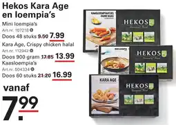 Sligro Hekos Kara Age en loempia's aanbieding
