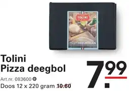 Sligro Tolini Pizza deegbol aanbieding