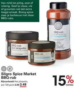 Sligro Sligro Spice Market BBQ-rub aanbieding