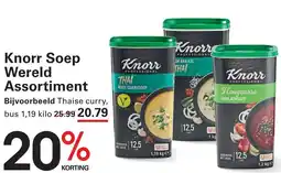 Sligro Knorr Soep Wereld Assortiment aanbieding