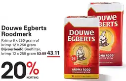Sligro Douwe Egberts Roodmerk aanbieding