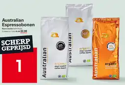 Sligro Australian Espressobonen aanbieding