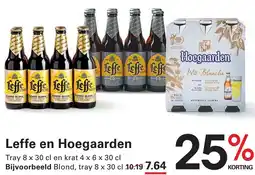 Sligro Leffe en Hoegaarden aanbieding