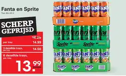 Sligro Fanta en Sprite aanbieding