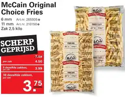 Sligro McCain Original Choice Fries aanbieding