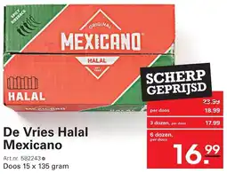 Sligro De Vries Halal Mexicano aanbieding