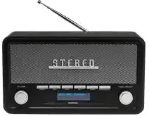 Bol.com Denver DAB Radio - Retro Radio - Bluetooth - DAB+/ FM - Dimbaar - Batterijen & Netstroom - DAB18DG aanbieding