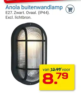 Kluswijs Anola buitenwandlamp aanbieding