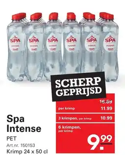 Sligro Spa Intense aanbieding