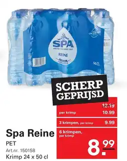 Sligro Spa Reine aanbieding
