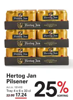 Sligro Hertog Jan Pilsener aanbieding