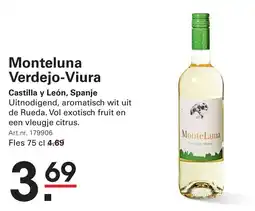Sligro Monteluna Verdejo-Viura aanbieding